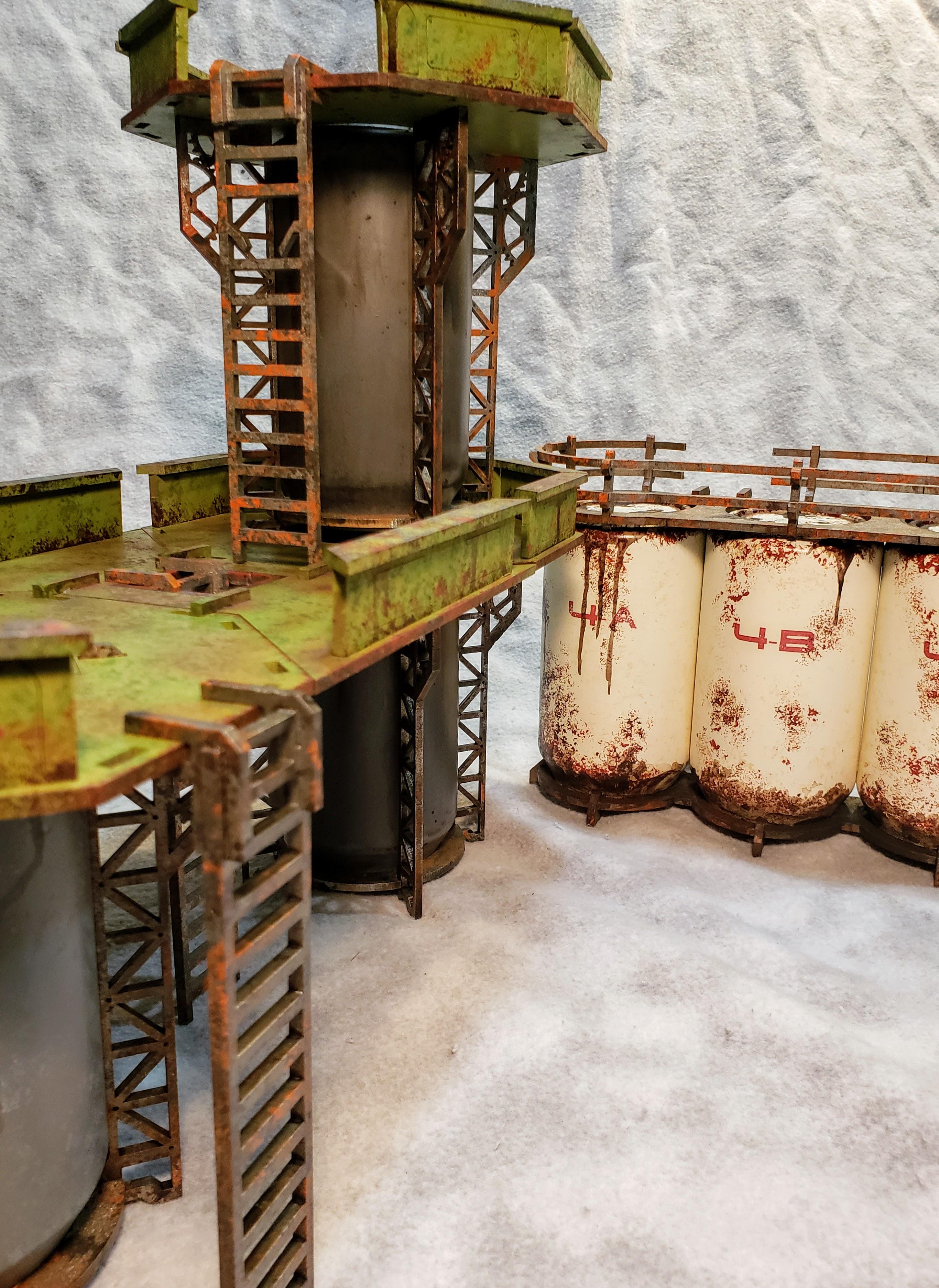 Tanks and towers, detail Tanks and towers, detail. Gallery DakkaDakka